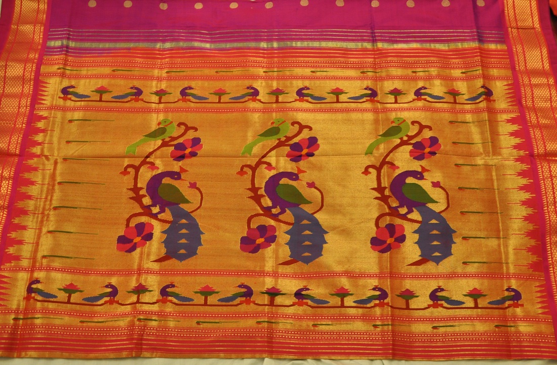 Paithani - The Maharashtrian Legacy in Silk and Golden - Moha Collection